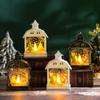 Hanging Lantern Snow Globe Lantern Glow Candles Light Christmas Wind  Lantern  Small Pendant