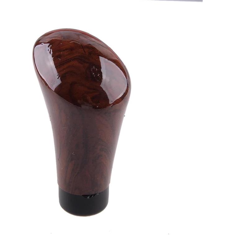 [Replacement] Universal Walnut Wood Grain Car Gear Shift Knob Head Shifter Lever Stick Knob Sleeves with L Tool Interior Accessories