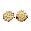 Vintage Gold Geometric Earrings Women Irregular Earrings Alloy Texture Perfect for Daily Wear and Special Occasions