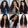 Synthetic Wigs Curly Wigs for Black Women Long Deep Wave Wigs Hair Heat Resistant Half HTied Cosplaly Wigs Party