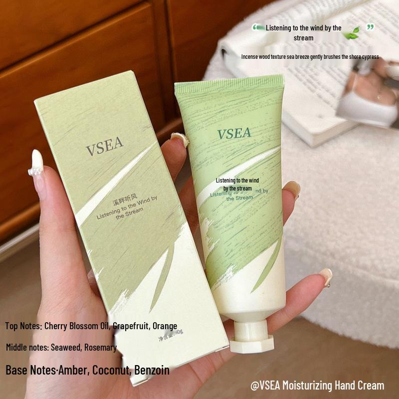 VSEA Herbal Scented Hand Cream Gift Set - Moisturizing, Non-Greasy, Travel Size