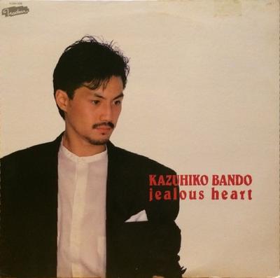 LP Record KAZUHIKO BANDO - Jealous Heart K28A508 NADEAR 1984 Japan Japanese Pop/Rock Used