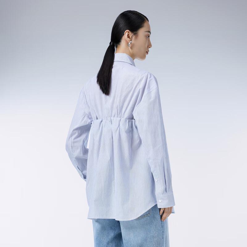 JNBY Women's Cotton Mid-Length Shirt Cardigan