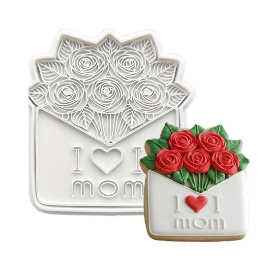 

Flower Cookie Cutter Sunflower Rose Tulip Shape Biscuits Molds for Baking Fondant Pastry Biscuit Clay DIY Molds Gifts for Mother s Day Valentine s Day K