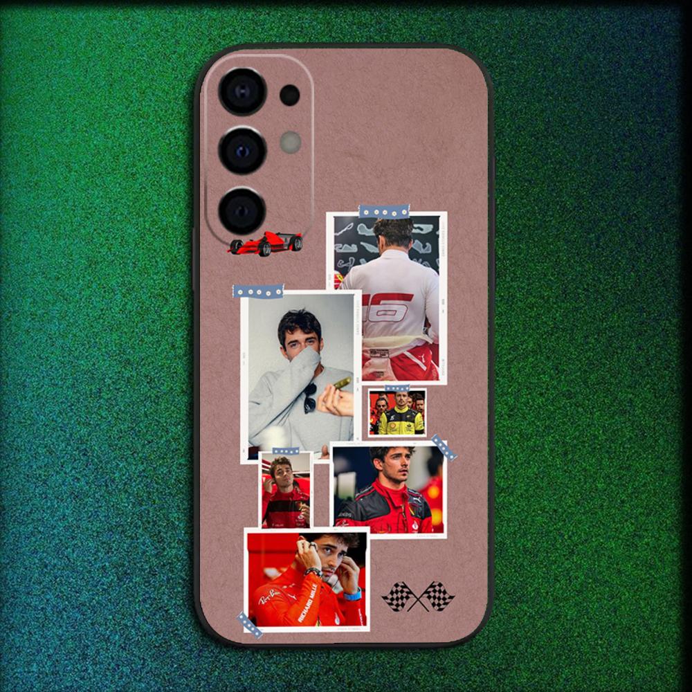 Racing Driver C-Charles Leclerc Phone Case For Samsung S25,S24,S21,S22,S23,S30,Ultra,S20,Plus,Fe,Lite,Note,10,9,5G Black Cover
