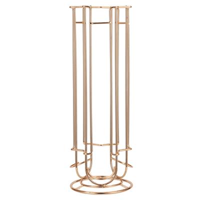 Coffee Capsule Holder Iron Wire Coffee Pod Storage Rack Shelve Holding 18PCS CapsuleGold