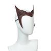 Film Wanda Vision Scarlet Cosplay Witch Headwear Moale PU Piele Made Scarlet Topknot Cosplay Props