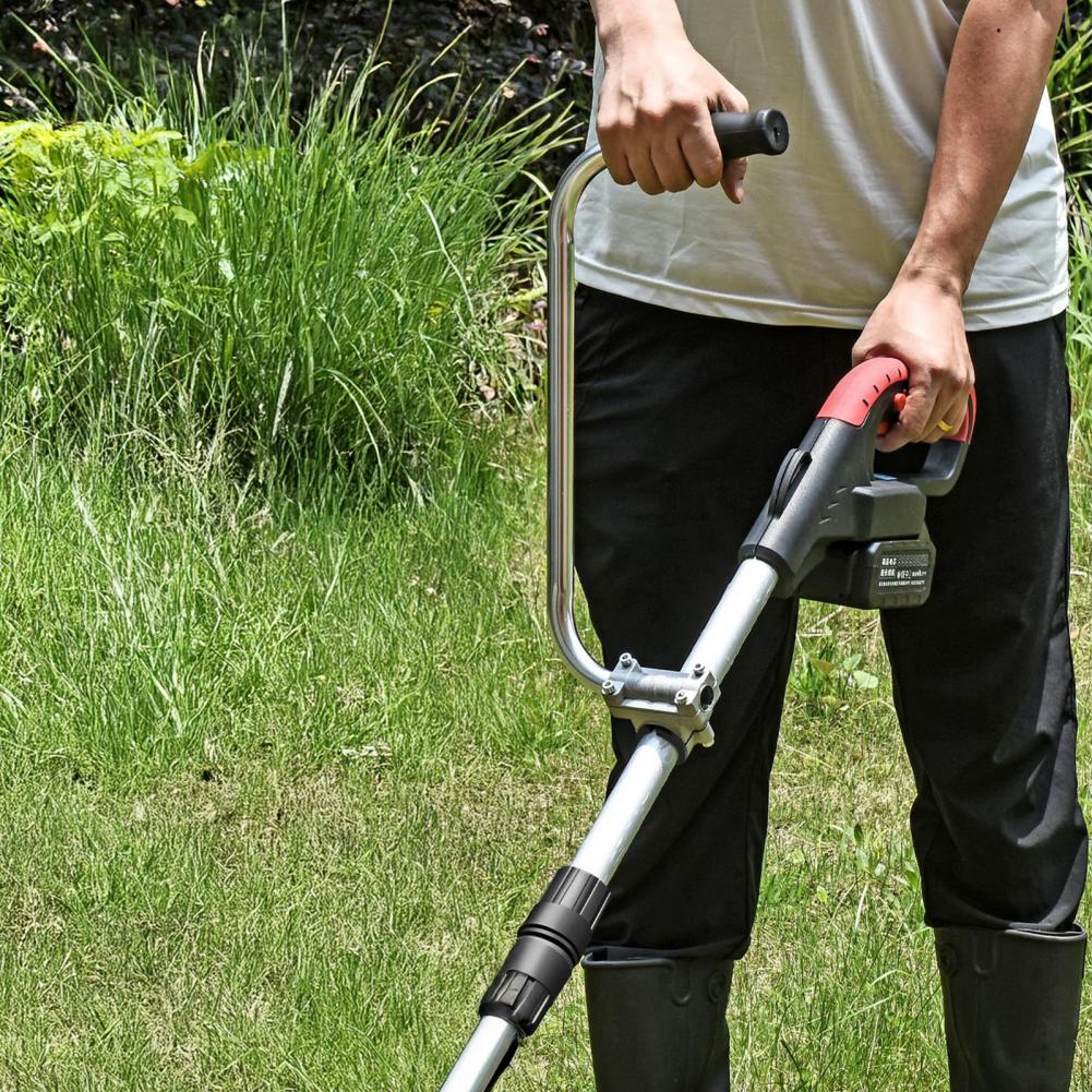 Ergonomic Lawn Trimmer Handle Grip with Bracket Clamp String Trimmers Weed Eater Handle Extension for Comfortable Lawn Care