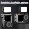 Magnetic Clip On LED Light Featuring Adjustable Brightness Levels Long Battery & Water Resistance for ACTION6