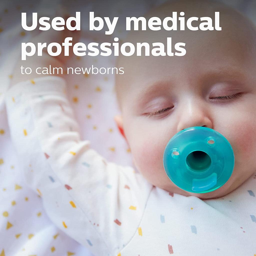 Philips Pacifier and Case Set (3-18 Months, Green)