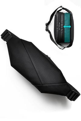 From Slim To Approximately Large Capacity Body Bag for Perfect for Overseas Travel [HWH] [Expands 2x] Bag/Shoulder Men, Water-Repellent, Smaller,