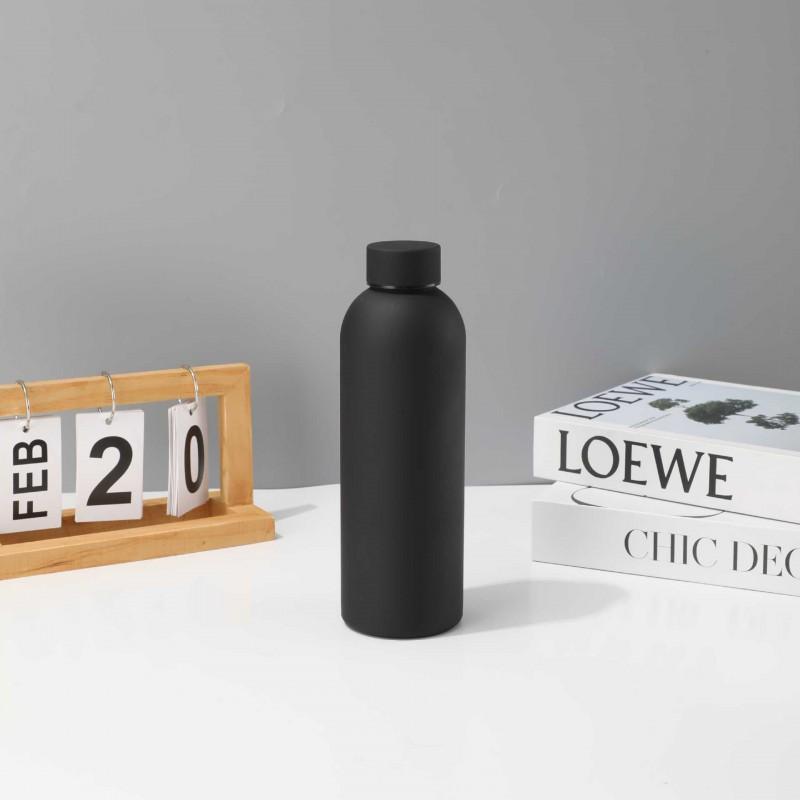 Stainless Steel Vacuum Insulated Travel Mug 500ml Double Wall Leakproof Sport Water Bottle Outdoor Hiking Gym