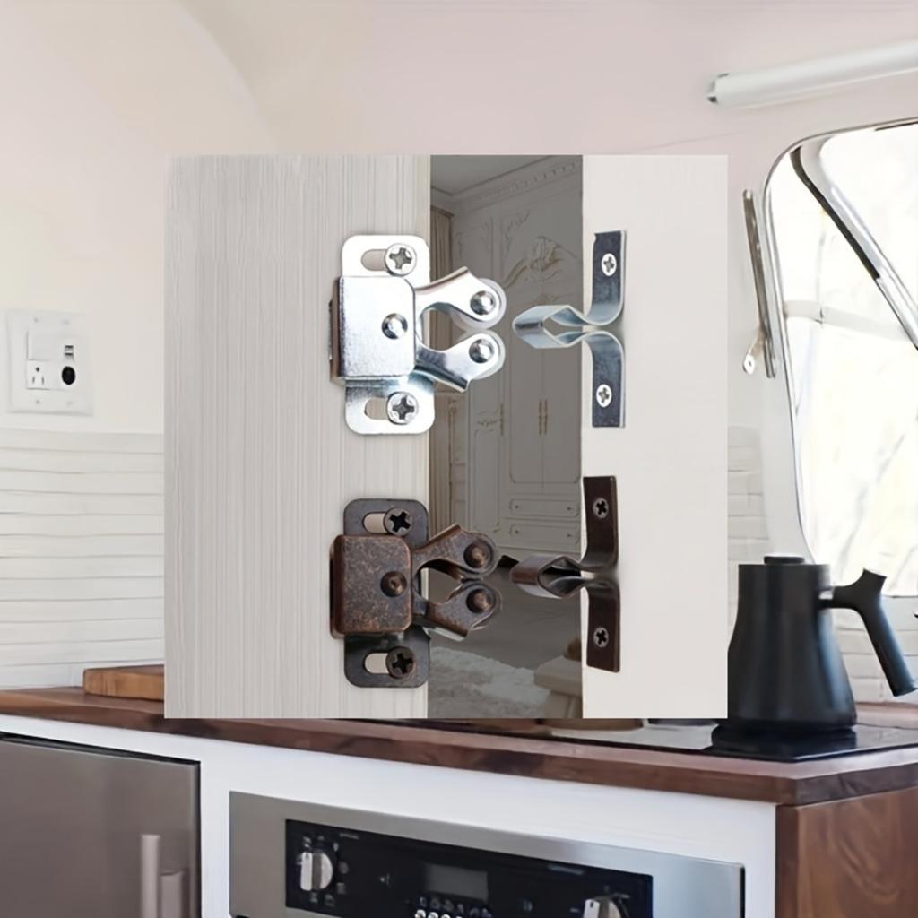 2pcs/set New Hardware Fittings Furniture Cabinet Catches Door Stopper Damper Buffer Magnet Closer