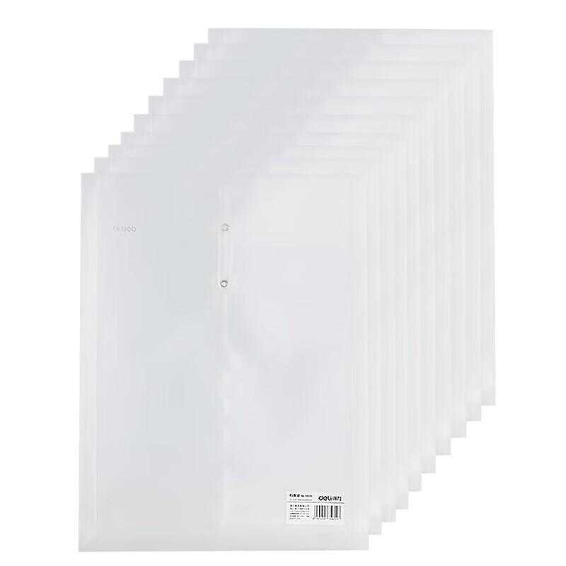 Deli A4 Transparent Waterproof File Folder