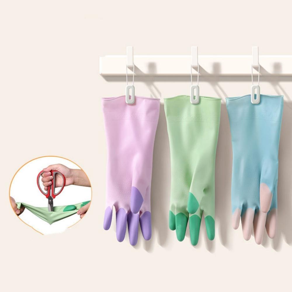 Kitchen Cleaning Gloves Wear Resistant Rubber Dishwashing Gloves Waterproof Cleaning Gloves Eco-Friendly For Kitchen Cleaning
