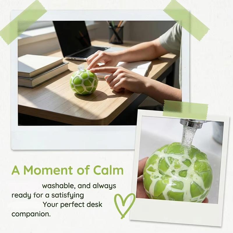 Squishy Stress Balls Soft Slow Rebound Quiet Sensory Toy Relaxation Hand Play Ball Soothing Relieving Stress Adults Teens