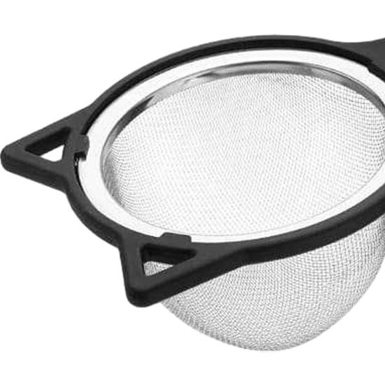 Strainer Spoon Fine Mesh Sifter with Long Handle Sieve Tool Handheld Kitchen Tool for Flour Powdered Sugar Cocoa Powder