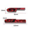 3D Metal Car GTLINE Badge Rear Trunk Fender Emblem Sticker For Peugeot GT 206 208 308 307 207 208 3008 407 508 2008 RCZ GT LINE