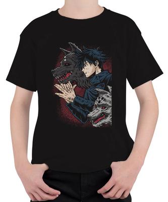 Wolf Summoner Anime Shikigami Demon Wolf Dark Gift Unisex Kids T-Shirt-