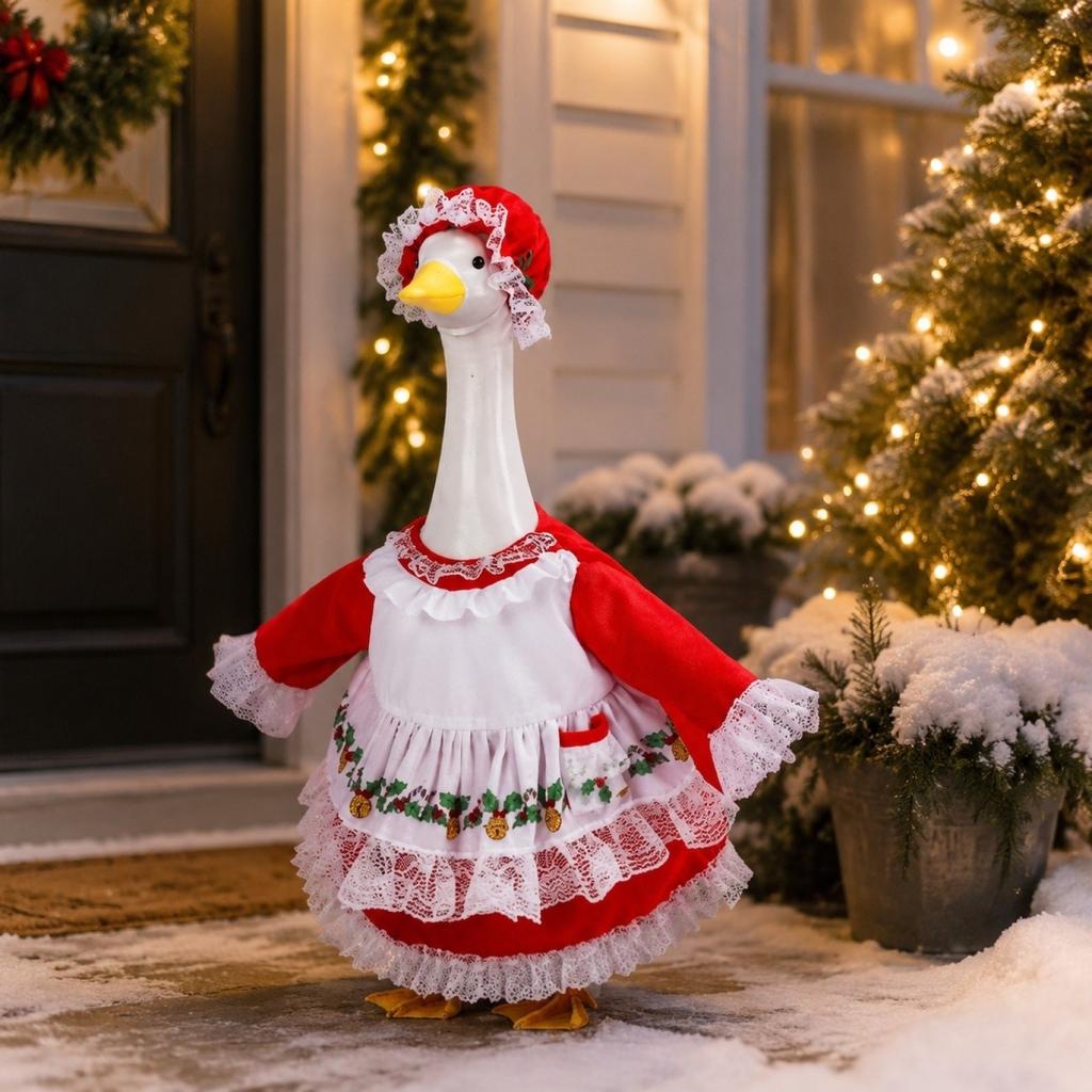 Porch Christmas Clothing Set, Costume for Outdoor Yard Decoration, Festive Holiday Display