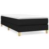 Maison Exclusive - Sommier à lattes de lit avec matelas Noir 100x200 cm Tissu