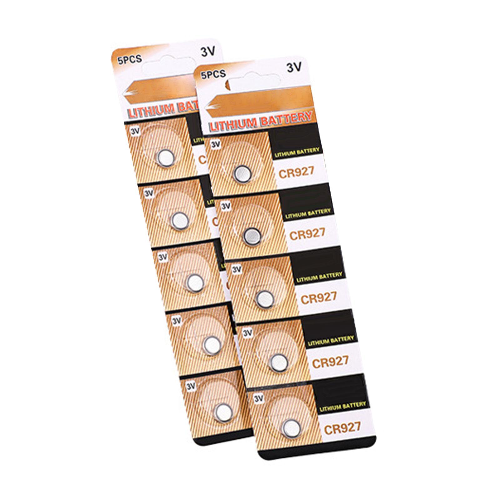 

5/10 шт. CR927 батарейки-таблетки 3 В литиевые батарейки для замены часов калькуляторов пульт дистанционного управления игрушка B