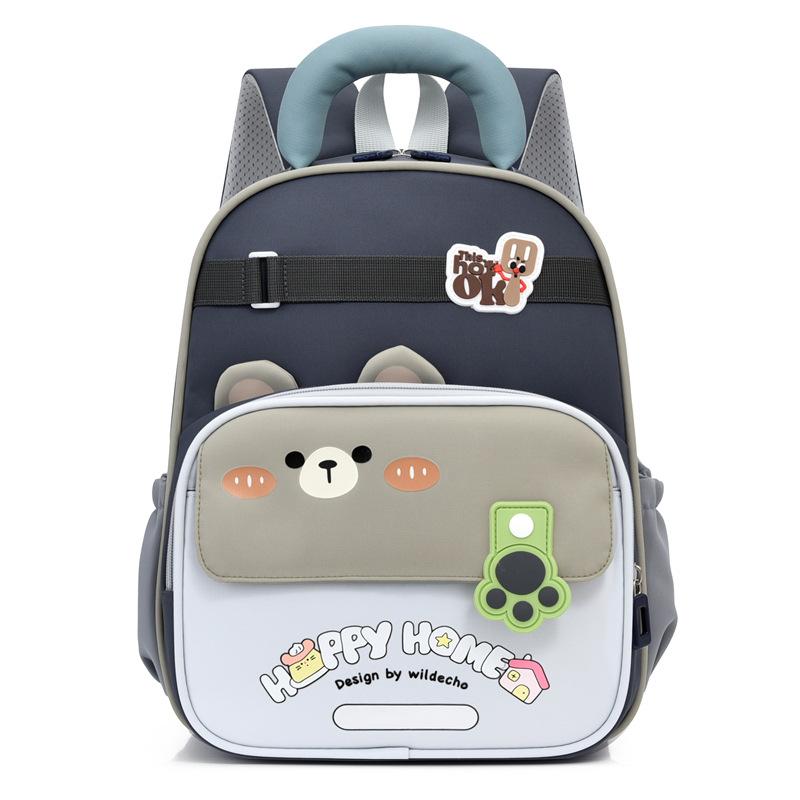 Kindergarten Backpack Lightweight And Spine-Protective For Children In Middle Senior First Grade And Elementary School Suitable For Boys And Girls