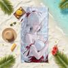 Wuthering Waves Hiyuki Towel Soft Pool Gift For Travel Gym Shower Camping Quick Dry Sports Beach Towels