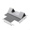 Portable PU Laptop Folding Stand Adjustable Anti Slip 5kg Load Bearing Stable Triangular Structure
