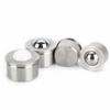 Dia 7.5/9/11/15/18/24/30mm Round Eye Wheel Ball Roller Eye Wheel Bearing Transfer Caster Light/Heavy-duty Universal Roller Wheel Ball