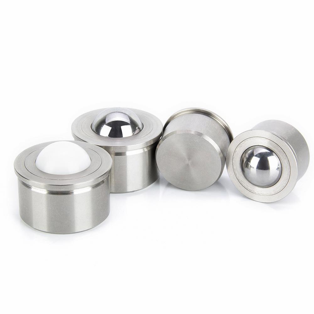 Dia 7.5/9/11/15/18/24/30mm Round Eye Wheel Ball Roller Eye Wheel Bearing Transfer Caster Light/Heavy-duty Universal Roller Wheel Ball