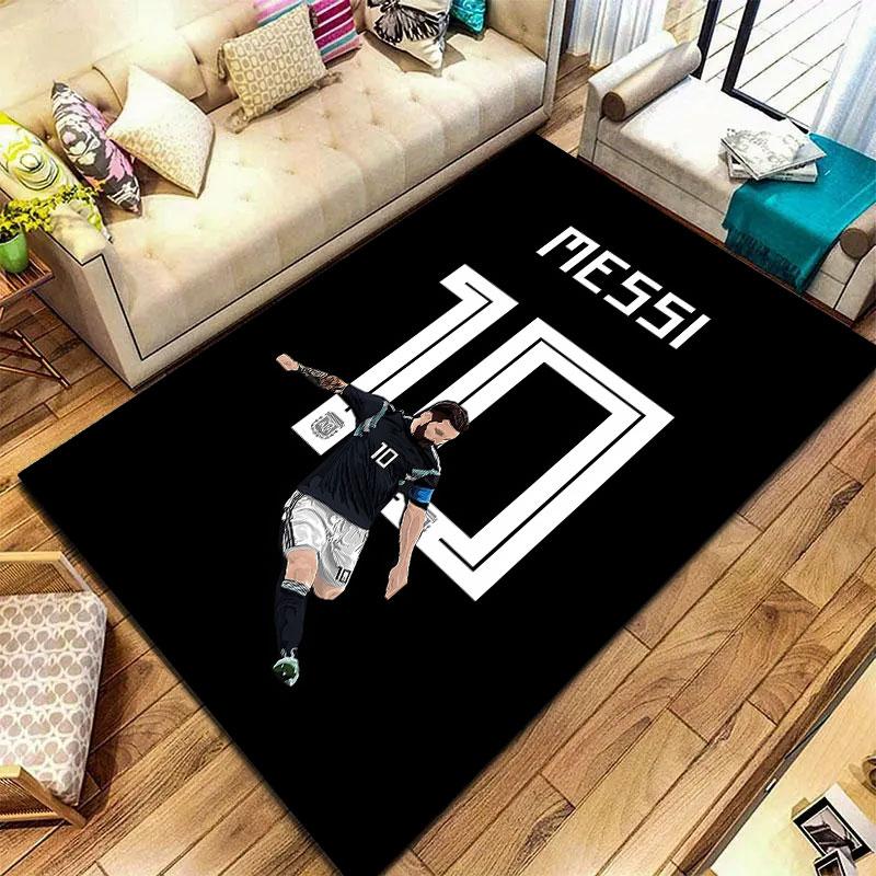 Messi Carpet Rug for Living Room Bedroom Home Sofa Decoration,Kids play Non-slip Floor Mat