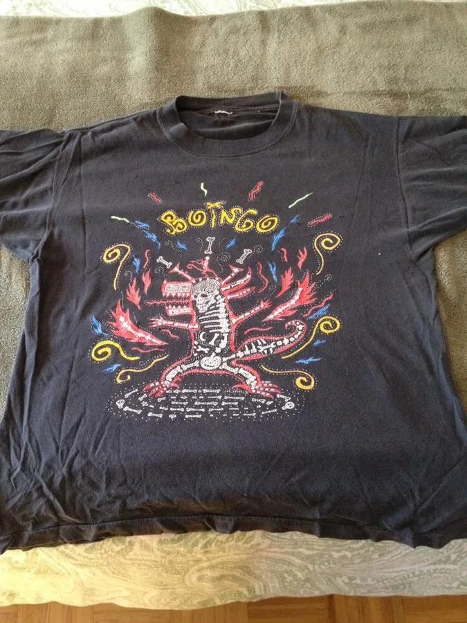 Weird Science Oingo Boingo Band Black T-Shirt Cotton S-5XL Unisex T-Shirt XXL