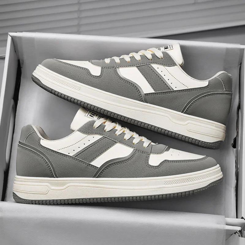 

Новые мужские повседневные туфли белые серые студенческие кроссовки на платформе для активного отдыха дышащая спортивная обувь легкие кроссовки для бега теннисные туфли 39 серый