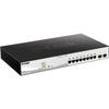 Commutateur - D-Link - DGS-1210-10MP - 8 ports PoE+ - 2 ports Gigabit SFP - L2+ intelligent