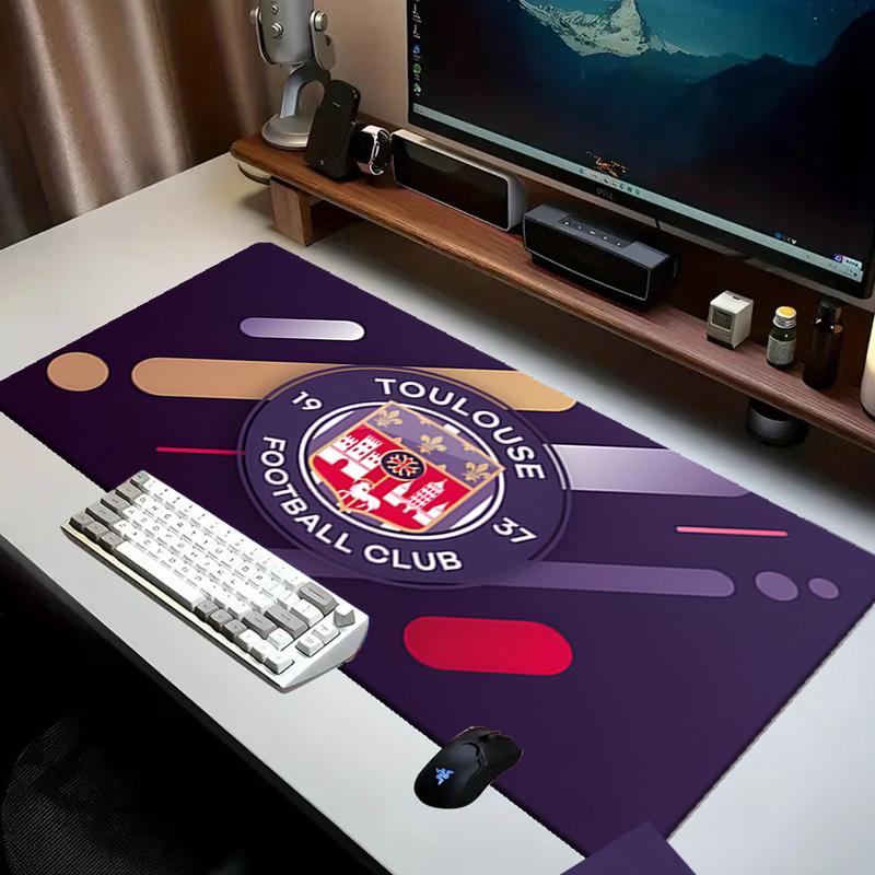 Toul-ouse Crest Design Mouse pad Office Desk Mat, Gaming Mouse Pad Mousepad, keyboard pad,Heavy-Duty Non-Slip Rubber Backing, Gift