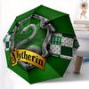 1pc Slytherin Crest Automatic Umbrella - 8-Rib Foldable Design, Outdoor Adventures, and Family Celebrations, Durable Canopy Material Yy250827152