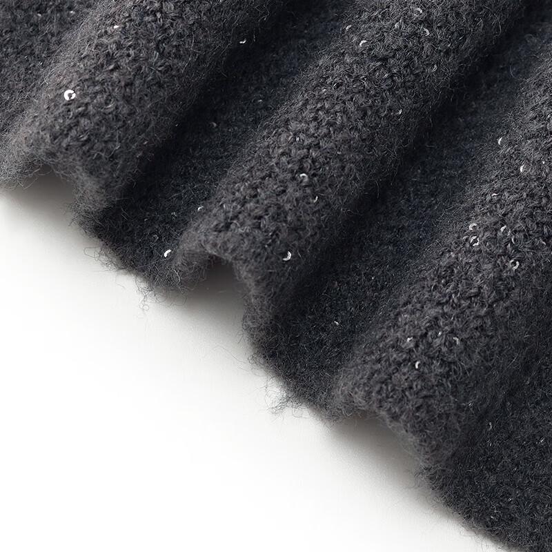 GOELIA Winter Wool Mohair Shimmer Pullover Sweater