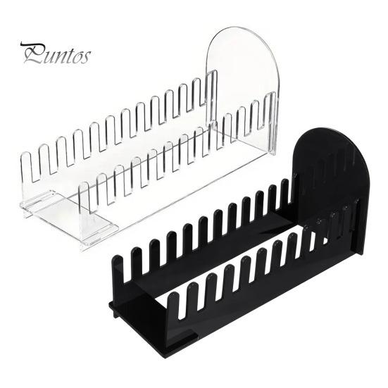 1/2/3 Pcs 12 Tier Greeting Card Display Stand Acrylic Postcard Booth Art Display Rack Bookmark Storage Holder for Retail Counter Desk Tabletop