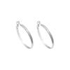 Sweet Cool Style Spice Girl Frosted Plain Ring Earrings Women's Exaggerated Earrings Korean Explosive Ears