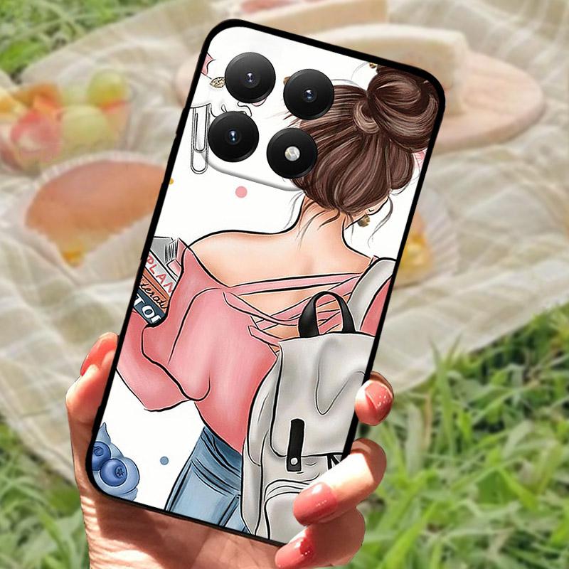 For Xiaomi 15T Case Fashion Painted Silicone Soft Protective Phone Cover For Xiaomi Mi 15 T Xiaomi15T Shockproof Bumper TPU Etui