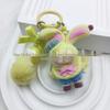 Flocked King Doll 3-Year-Old Cartoon Keychain Ornament - Cute Pendant Accessories for Bags