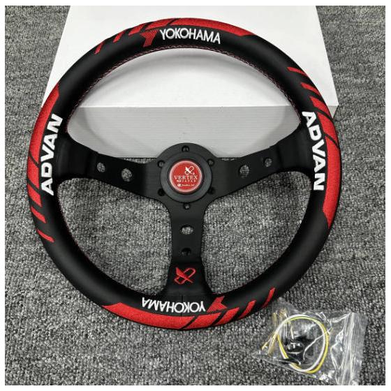 VERTEX Steering Racing Car Renovation Car Steering Wheel 13 Inch Sports Steering Wheel Drift 9AT0092
