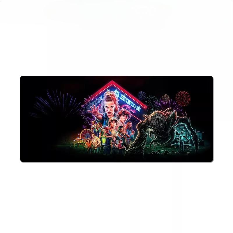 New  Creativity Stranger Things Peripheral High Definition Printing Leather Mouse Pad Large Size Computer Non-slip and Dirty-resistant Keyboard Pad
