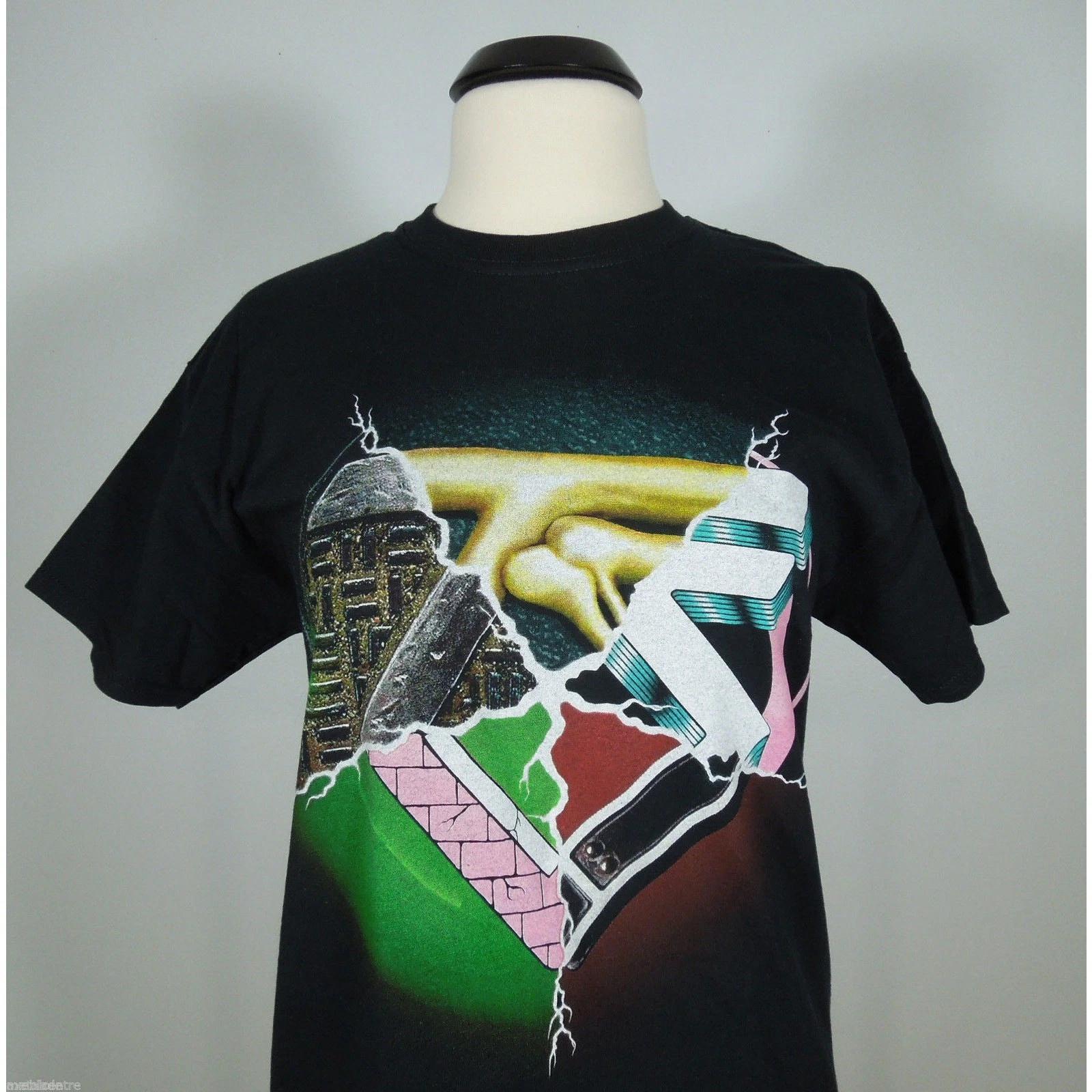 TWISTED SISTER Back To Kick Your Ass S SMALL T-Shirt Black L