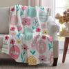 Blanket Throw Super Cosy Plush Living Ostern Room Sofa Couch Childish Birthday Easter Gifts