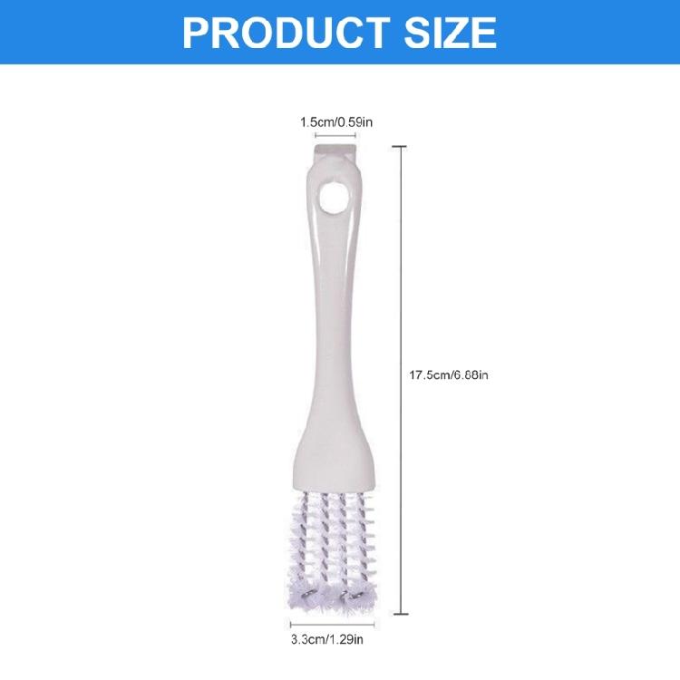 Ergonomic Deep Reach Cleaning Brush Suitable For Aviary Accessories Grills Grates Features Angled Head & Scrubbing Blade