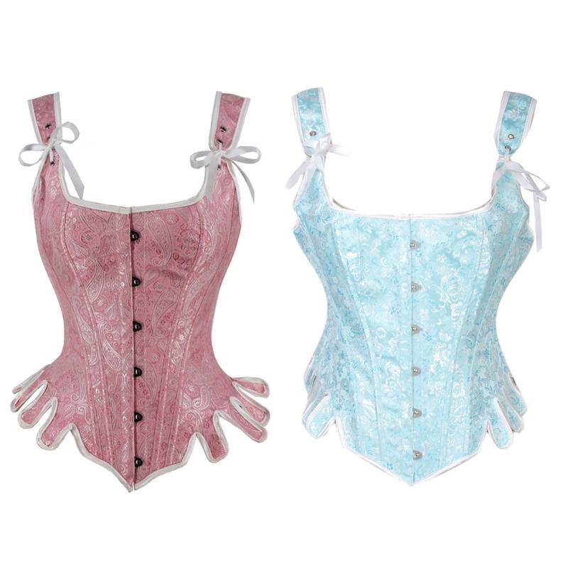 Push Up Corset Vest Top Women Body Shaper Tops Jacquard Bustier Waist Cincher Shapewear Top for Girls