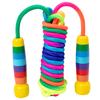 Adjustable Skipping Rope with Wood Handle and Woven for Girls and Boys, Skipping Rope Exercise Fat Burnings Gym Training