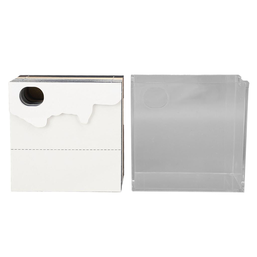 Castle 3D Memo Pad Multifunction 2024 Calendar Notepad Convenience Stickers with Light Christmas Gift